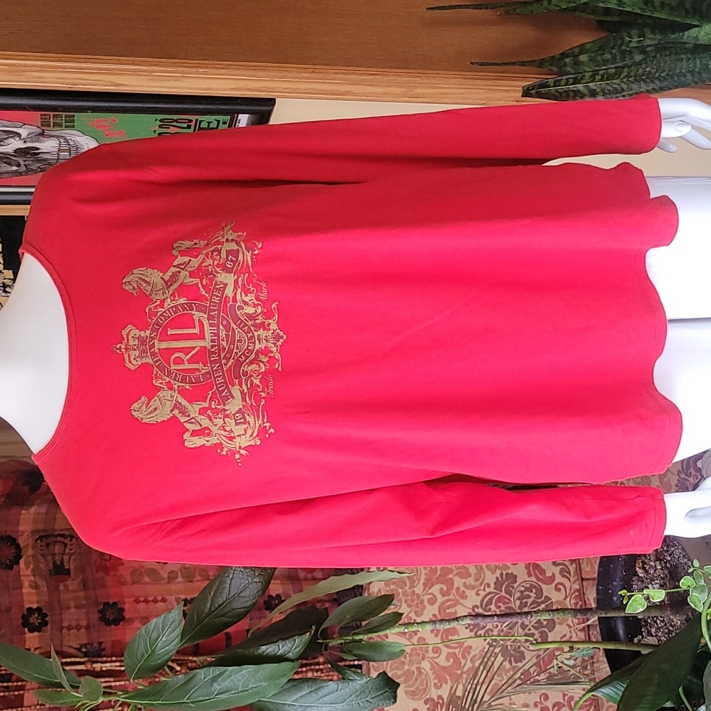 Ralph Lauren 2X Red long sleeve
